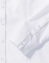 Business Hemd in Weiß mit dezenten Muster